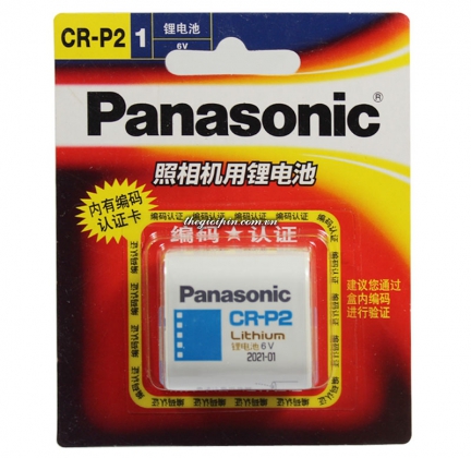 Pin Lithium panaonic2CR-P2 6V