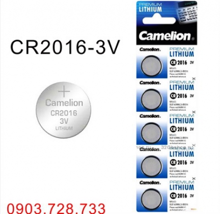Pin Lithiumt Camelion CR2016 3V