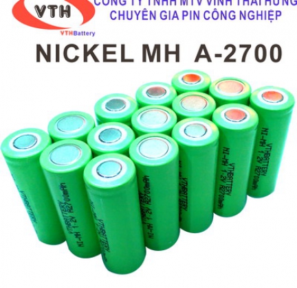 PIN SẠC NICKEL MH 1A 1.2V2700mAh