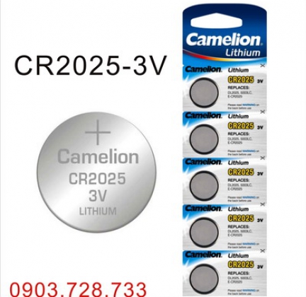 Pin Lithiumt Camelion CR2025 3V