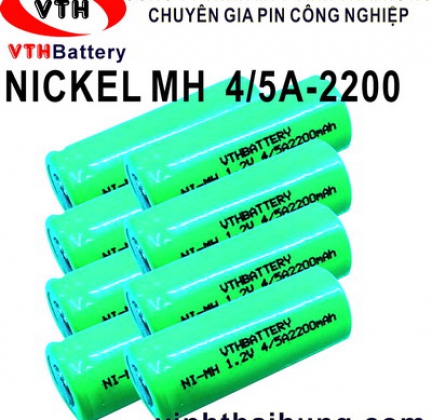 PIN SẠC NICKEL MH 4/5A 1.2V2200mAh