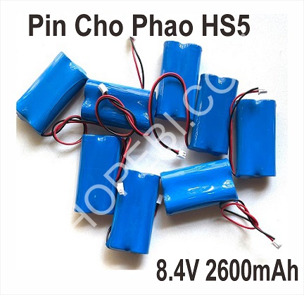Pin 8.4VCho Phao HS5 